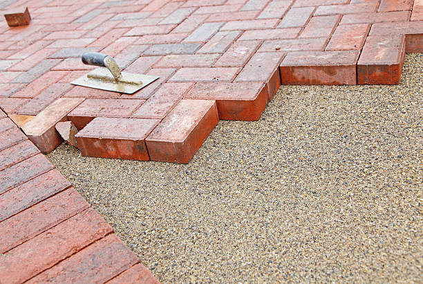 Permeable Paver Driveway in Ranchettes, WY